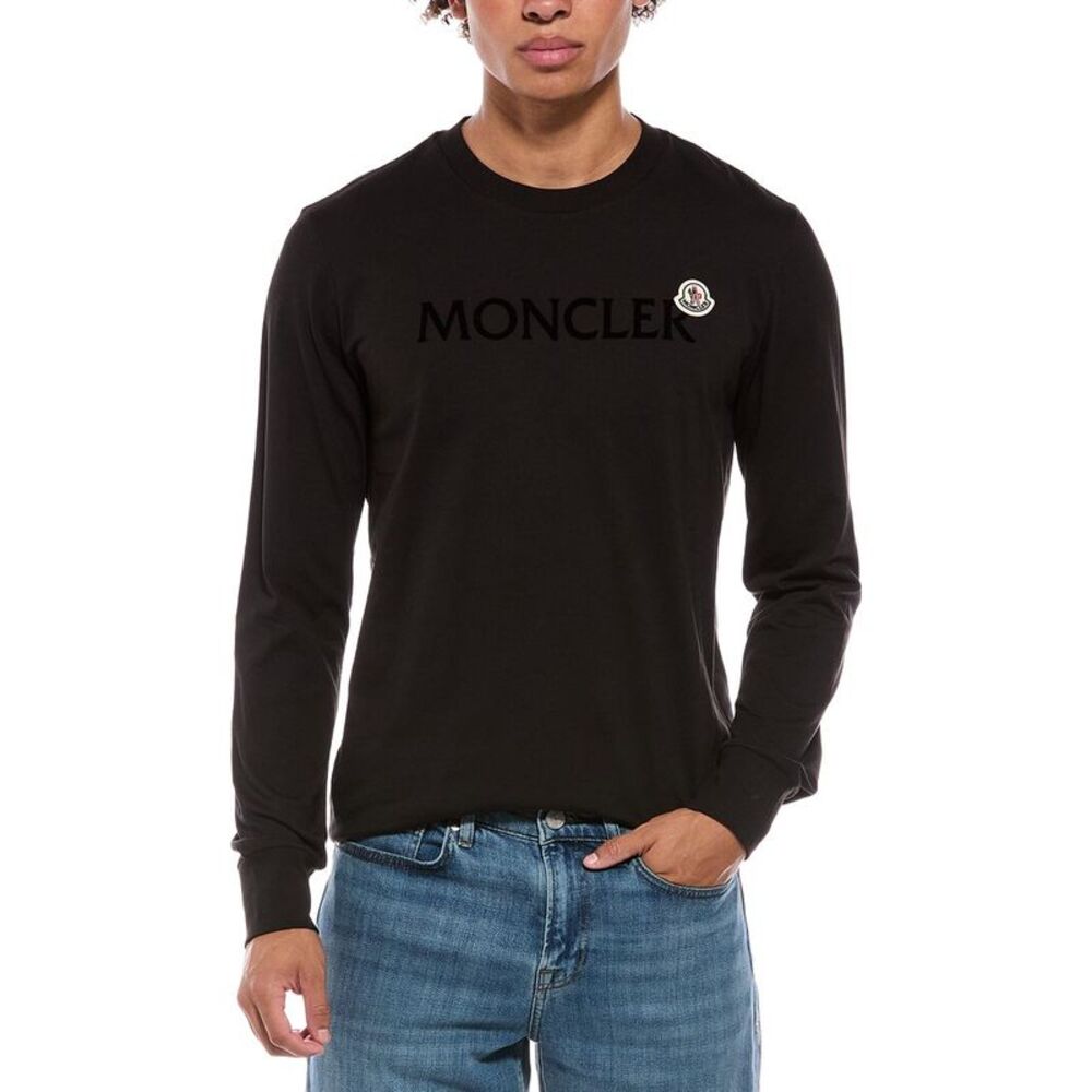 Moncler Mens T-Shirt, Black